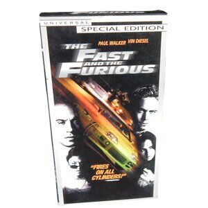 THE FAST AND THE FURIOUS Special Edition vintage VHS tape in original paper case